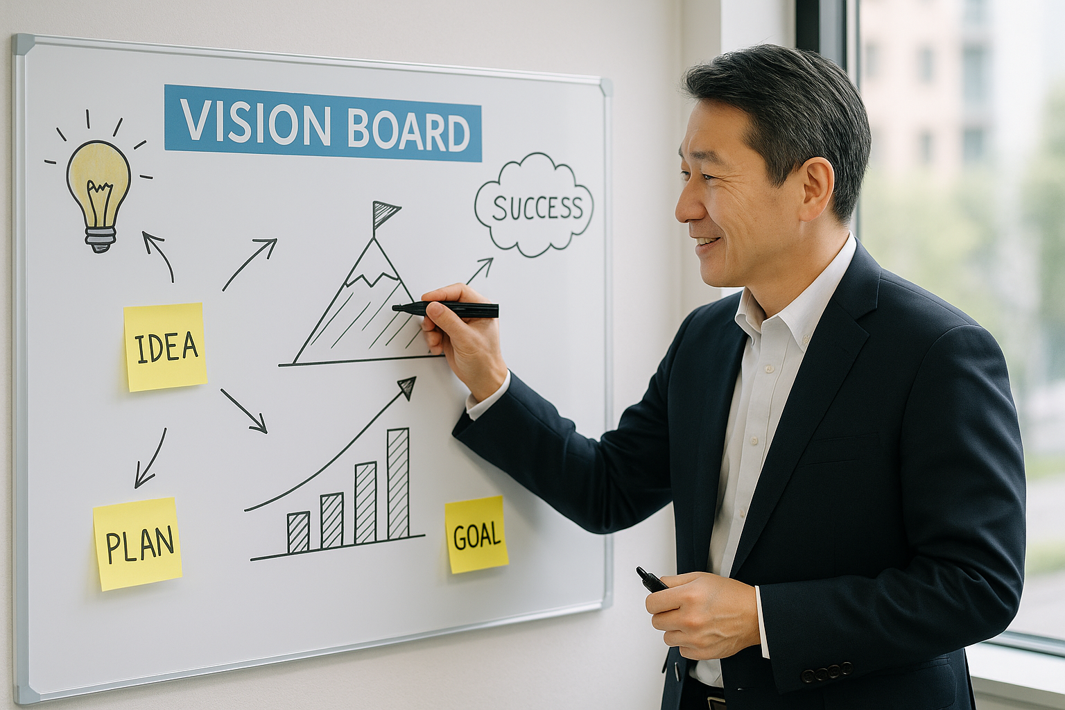会社の未来予想図を描く経営者の戦略的思考